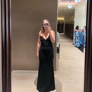 Lulus black maxi dress medium